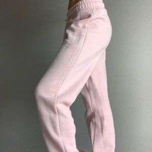 Pink sweatpants
